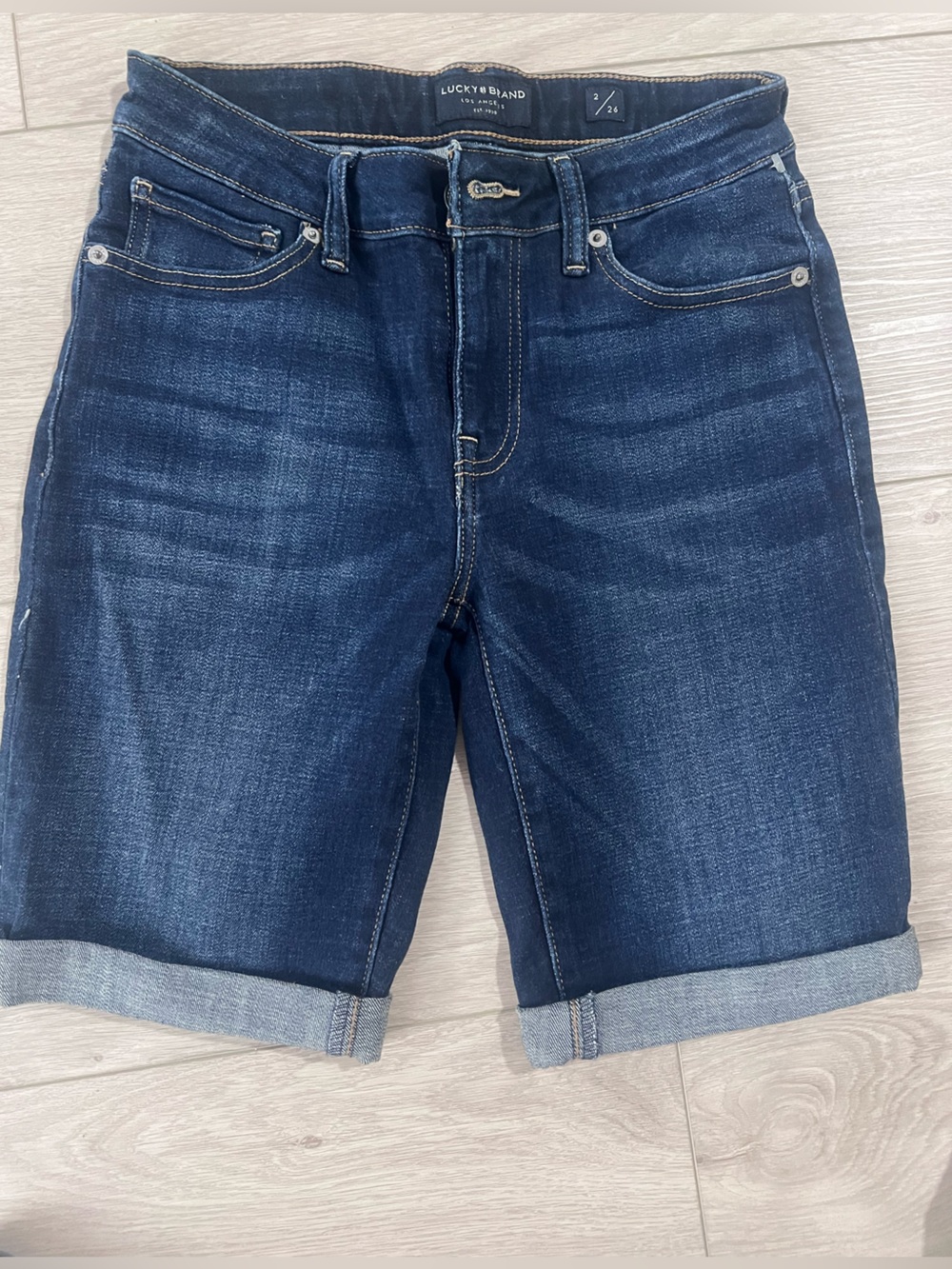 Lucky Brand Women’s Jean Bermuda Shorts
